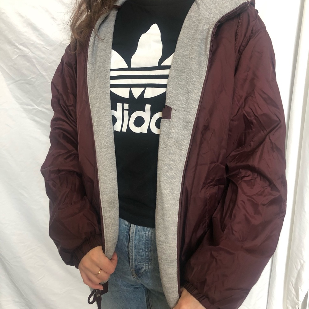 Ultra Club Burgundy zip up